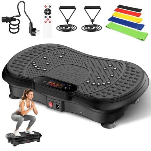 Vibration Plate for Lymphatic Drainage & Weight Loss - Adjustable Speeds