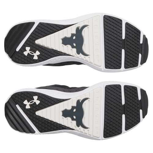 Under Armour Men's Project Rock Blood Sweat Respect 5 Shoes - Black/White/Stone, Size 11