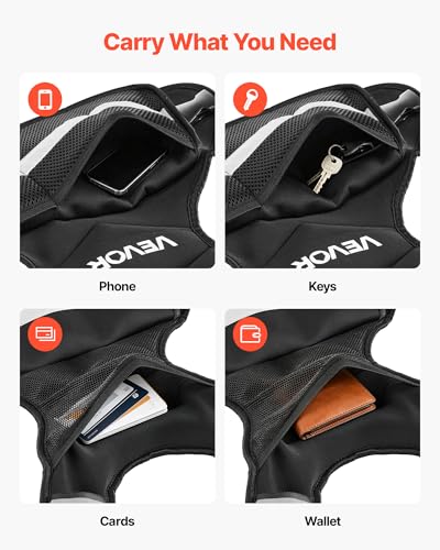 VEVOR Adjustable Weighted Vest for Workout, Running & Strength Training
