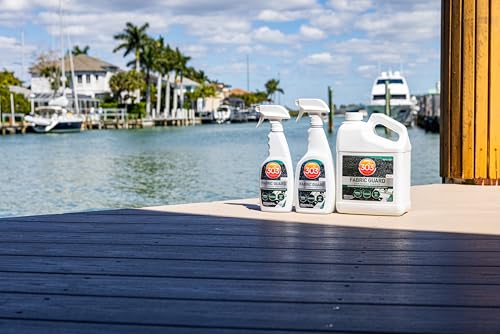 303 Marine Fabric Guard 128 Fl Oz Water Repellent for Boat Canvas & Covers - Lasts 3 Years