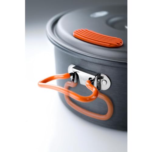 GSI Outdoors Halulite 3.2L Aluminum Camping Pot with Lid & Folding Handle