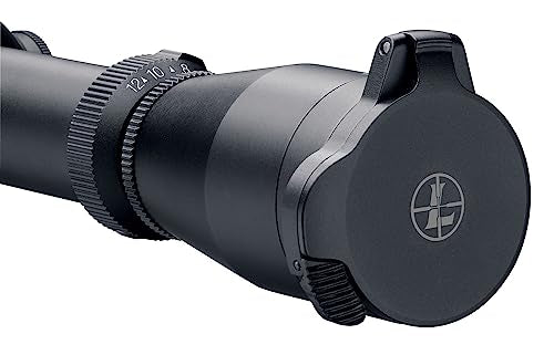 Leupold Alumina Flip-Back Lens Cover Matte Finish - Standard EP, Black