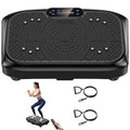 Black Vibration Plate for Lymphatic Drainage & Weight Loss, 450LB Capacity