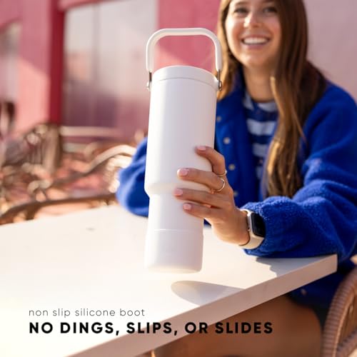 Simple Modern Tumbler with Handle 40oz - Almond Birch Beige