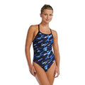 TYR Women's Triadic Diamondfit Durafast Elite One Piece Swimsuit - Blue, Size 36