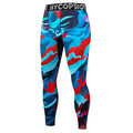 Men's Compression Pants Tights Athletic Leggings Workout Base Layer - Medium / Qilin