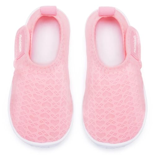 Baby Water Shoes Toddler Aqua Shoes Pink 5 - Quick Dry Beach Footwear for Boys & Girls