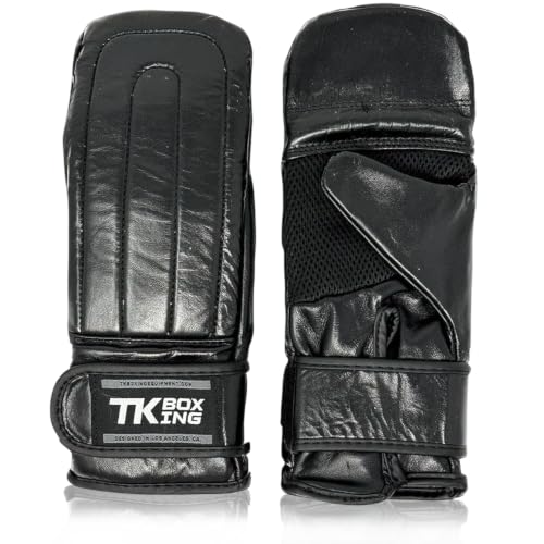 Black MMA Gloves for Boxing Kickboxing & Training - XL
