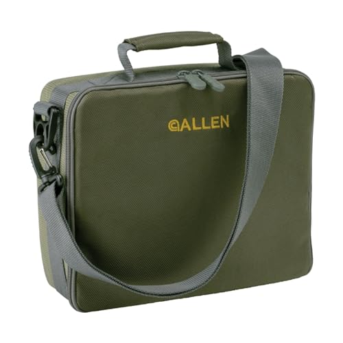 Allen Company Spring Creek Fishing Reel and Gear Bag - Portable Organizer - Holds up to 10 Fly Reels or 6 Spinning Reels - Green