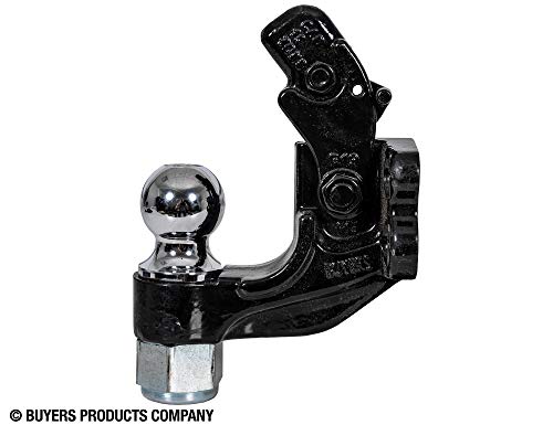 15 Ton Heavy Duty Combination Towing Hitch - 2-5/16 Inch Ball & Pintle Hook, Forged Steel