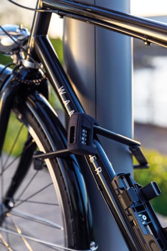ABUS Bordo 6000C Folding Bike Lock 90 cm with SH Lock Holder, Hardened Steel