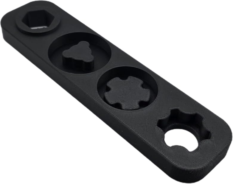 Black Obsidian Suppressor Tool 4-in-1 Wrench for Rugged Obsidian 9 & 45