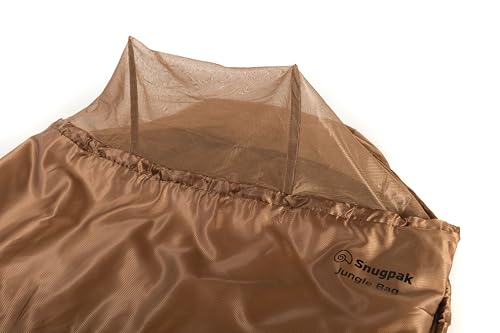 Snugpak Jungle Bag Lightweight Camping Sleeping Bag - Right Zip, Coyote Tan