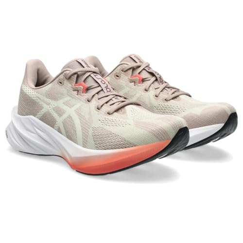 ASICS Women's DYNABLAST 5 Running Shoes - Fawn/Oyster White, Size 8