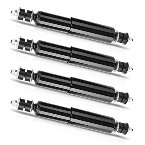 4 Pack Front and Rear Shock Absorbers for EZGO TXT Golf Carts 1994+ Replacement Set