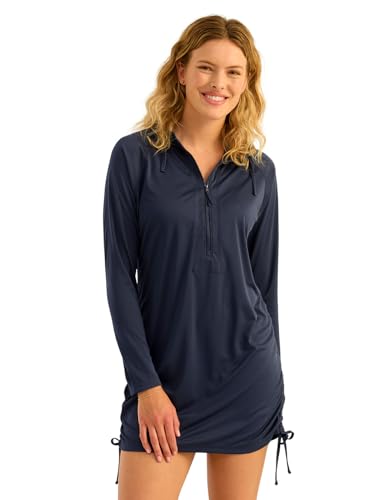 Women’s Performance Fishing Coverup Dress - Navy Medium - Fishing Apparel