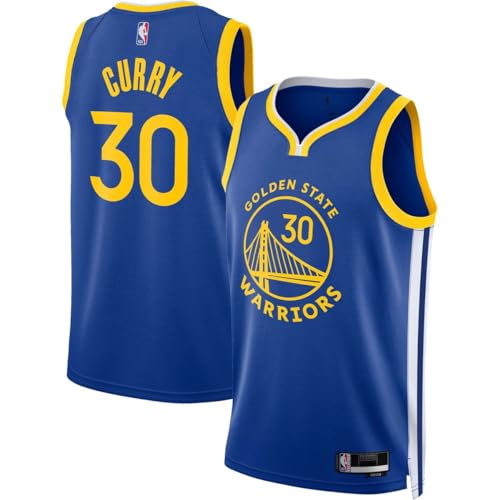 Kids NBA Stephen Curry Golden State Warriors Swingman Jersey Blue 8-20 Youth Icon Edition