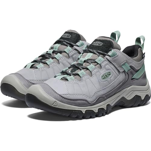 Waterproof Hiking Shoes for Women - Targhee 4 Wide Alloy Granite Green