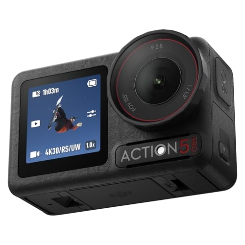 DJI Osmo Action 5 Pro Waterproof 4K/120fps Action Camera with Stabilization & Voice Control