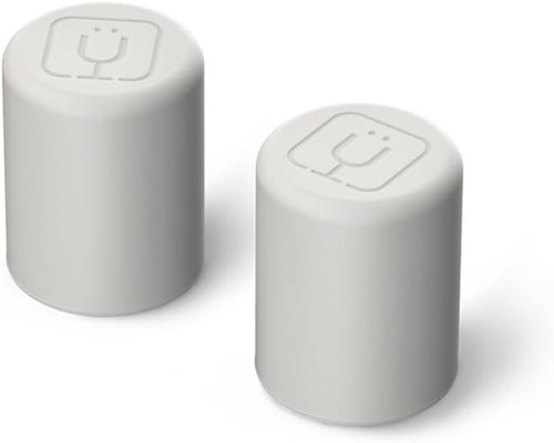 BrüMate Magnetic Straw Caps - Silicone Straw Topper 2-Pack | Dust & Dirt Resistant | Fits All Era & Resa Tumblers (Dune)