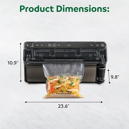 FoodSaver Elite Vacuum Sealer with Bags - All-in-One Liquid & Food Preservation