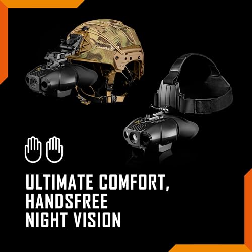 Nightfox Swift 2 Night Vision Goggles Infrared Digital Binoculars Head/Helmet Mount