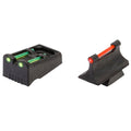 TRUGLO Slug Gun Series Fiber-Optic Replacement Sights for Factory Dovetails, Compatible with Remington / 0.035" Front, 0.035" Rear