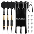 Soft Tip Darts Set 18g with Brass Barrels, Flight, Shaft & Case - 3 Pack