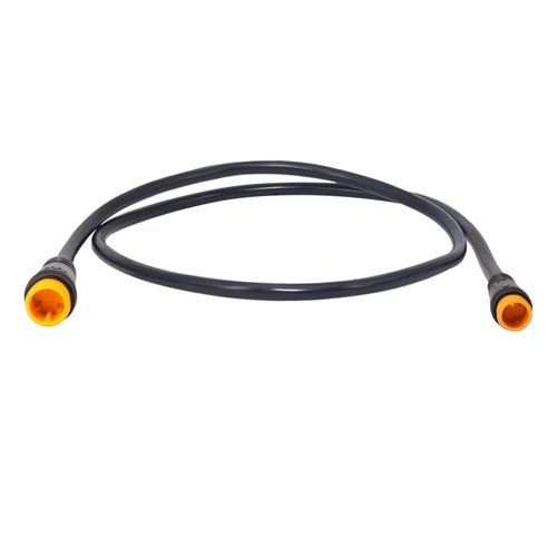 Male to Male Ebike Extension Cable for Electric Bike Display and Gear Shif Sensor, Julet 2Pin / 3Pin / 5Pin Waterproof Connector to Expand Ebike Light and Twist Throttle (3 Pin Male to Male Yellow)