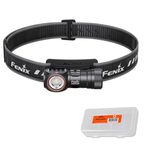 Fenix HM53R Rechargeable 1200 Lumen LED Headlamp with Red Light & Magnetic Tailcap