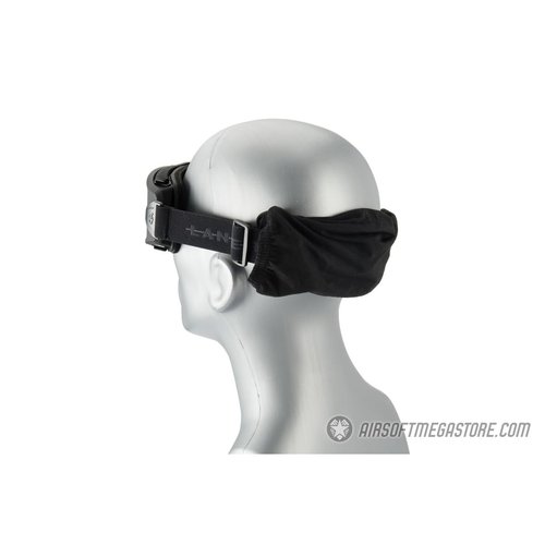 Lancer Tactical AERO Airsoft Tactical Safety Goggles ANSI Z87.1, 3mm Dual Pane Anti-Fog Lens for Hunting, Paintball, Cycling (Black)