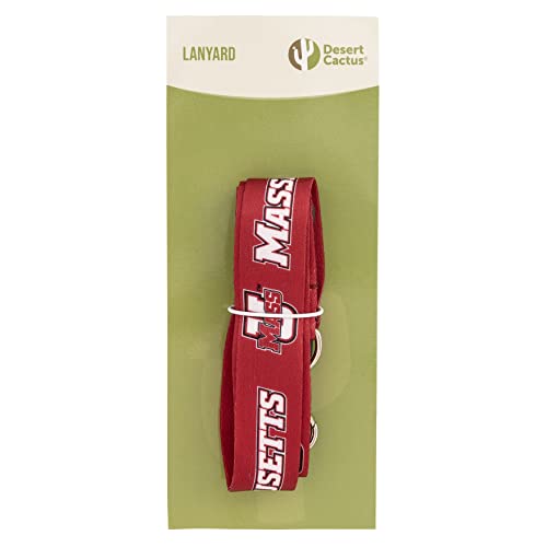 University of Massachusetts Cactus Lanyard with Snap Buckle - Desert Cactus