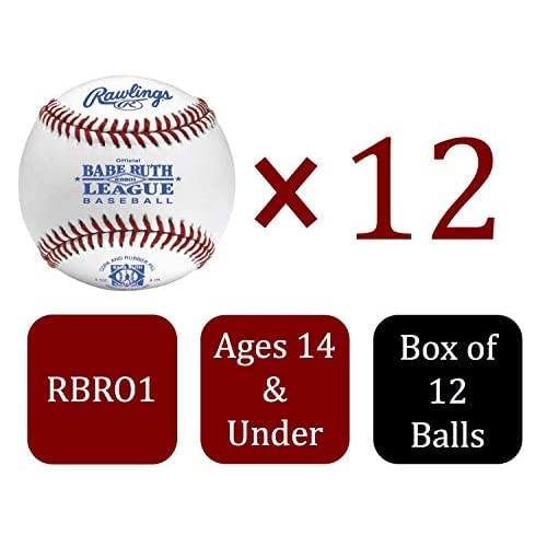 Baseballs for Babe Ruth League - Rawlings Competition Grade, Dozen - Youth 14U