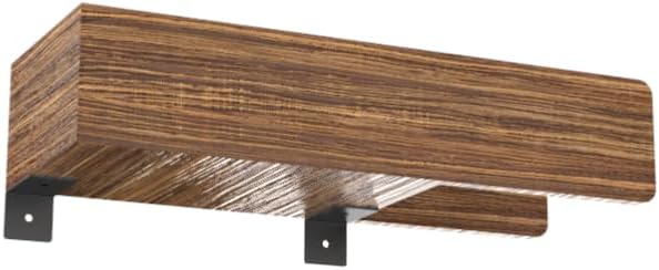 Skiennix Hidden Toilet Paper Holder - No Drilling, Self-Adhesive Solid Wood Design | Farmhouse Style with Phone Stand