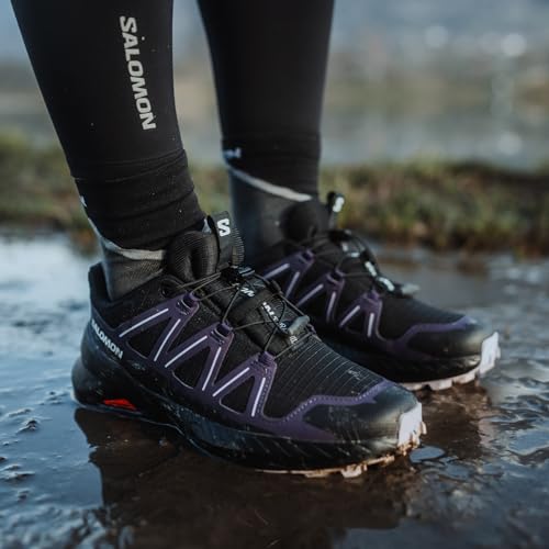 Salomon Women’s Speedcross Peak Trail Running Shoes - Black Nightshade Orchid Petal 7