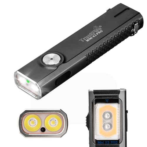 TrustFire X3-PRO 6-in-1 LED Flashlight - Black, 2050 Lumens, Multiple Modes
