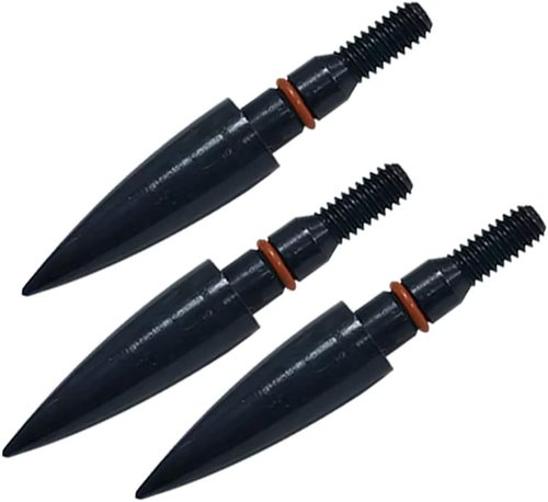 Field Points | Archery Arrowheads with Steel Screw-In Tips - 100/125/150/200/300 Grains (12 Pack)