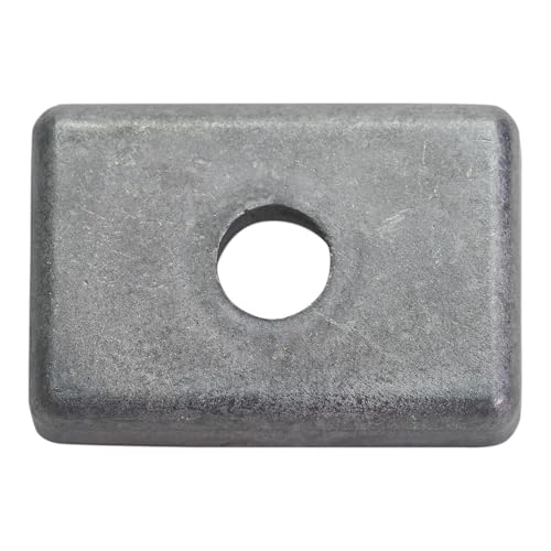 Marine Aluminum Anode for Mercury 4-9.9 HP Outboards - Square Replacement Part