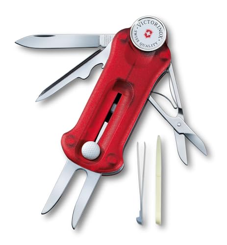 Victorinox Swiss Army Golf Multi-Tool with 10 Functions - Red