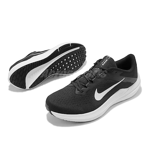 Nike Men's Winflo 10 Road Running Shoes - Black/White, Size 11