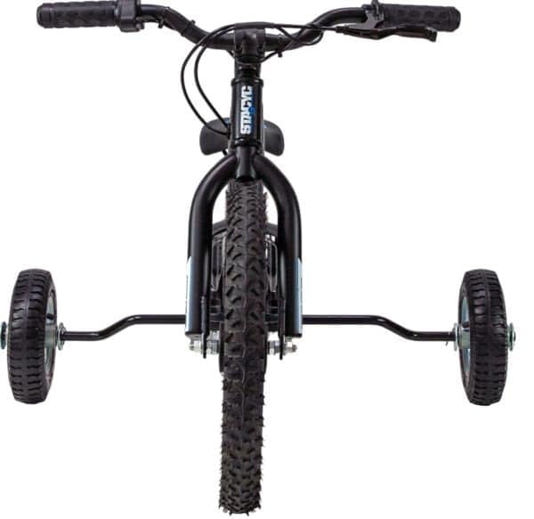 Stacyc 12e & 16e Wheel Set for Tots Electric Balance Bikes - Adjustable Off-Road Training Wheels - Black