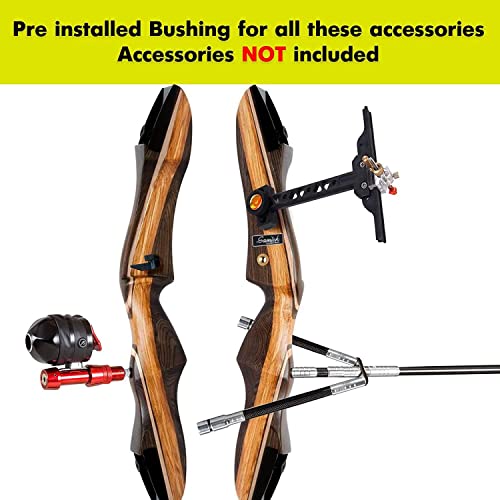 Samick Sage 62-inch Takedown Recurve Bow - 25 LB Right-Hand Beginner to Advanced