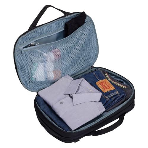 Thule Subterra Hybrid Travel Bag Black - Expandable Laptop & Tech Organizer