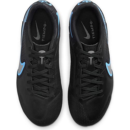Nike Tiempo Legend 9 Academy MG Kids Soccer Cleats Black 5.5 Big Kid