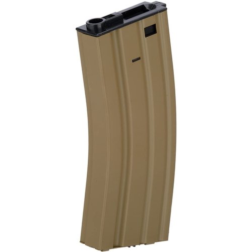 Lancer Tactical Full Metal Steel M4/M16 300 Round High Capacity AEG Airsoft Magazine Clip (Tan/Pack of 2)