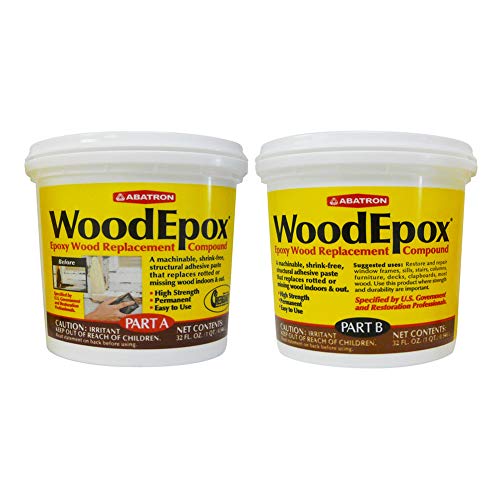Abatron WoodEpox Kit 2 Quart - Structural Wood Filler & Repair Epoxy