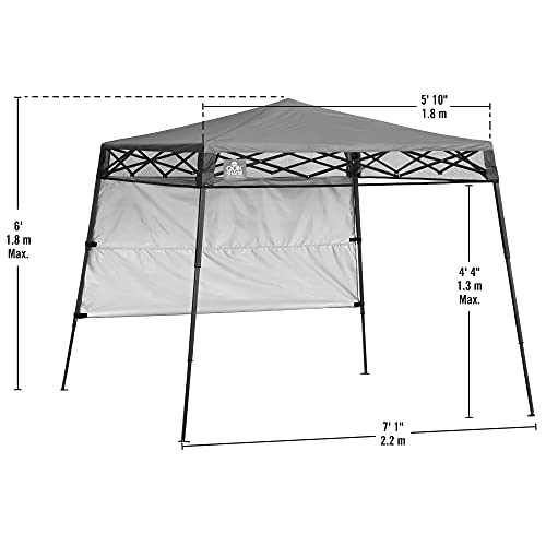 Quik Shade Go Hybrid 6x6 ft Pop-Up Canopy Backpack - Sun & UV Protection, Regatta Blue
