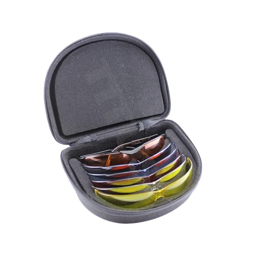 TITUS Professional Multi Lens Interchangeable Safety Glasses Set - Full Bundle with 8 Lenses