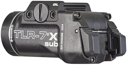 Streamlight TLR-7 X Sub Gun Light for Glock 43X/48 MOS & Rail – Black