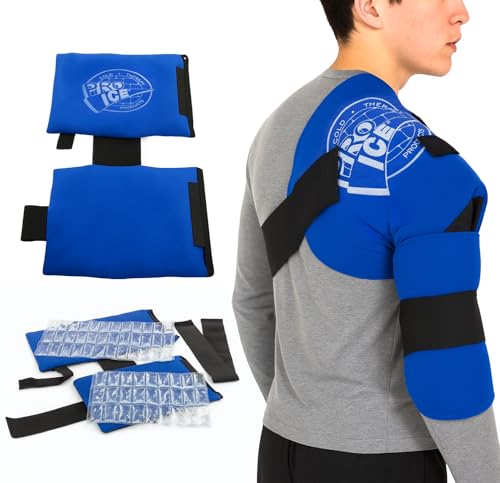 Youth PRO ICE Shoulder & Elbow Ice Therapy Wrap for Kids - Reusable Cold Pack Included